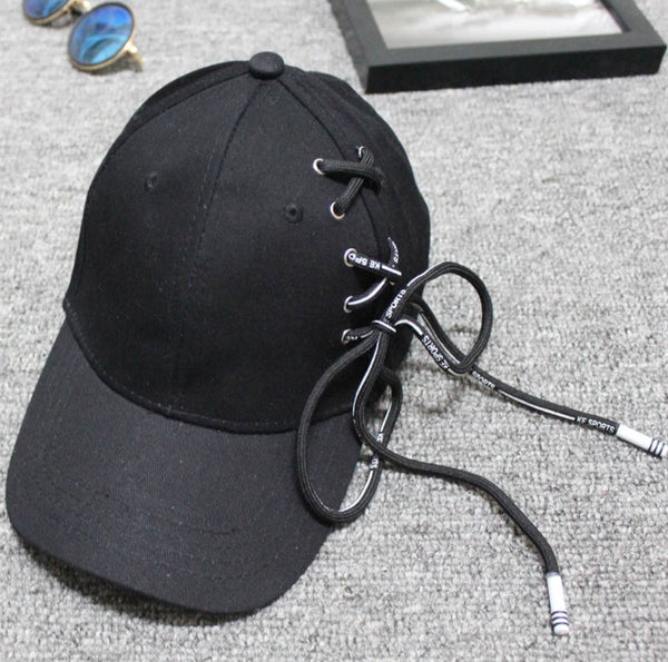 帽子 キャップ アシンメトリー 紐 /ユニセックス ・メンズ モレビー|モード系ファッションブランド