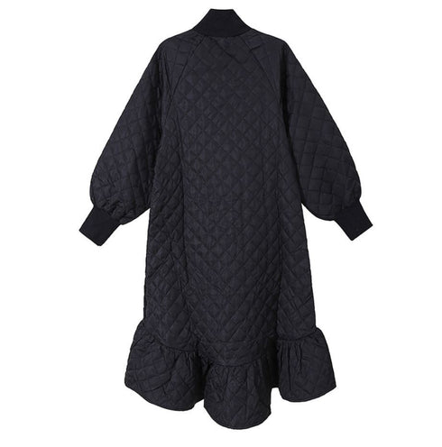 キルティングミディ丈ワンピース スタイリッシュ コットン /レディース モレビー|モード系ファッションブランド