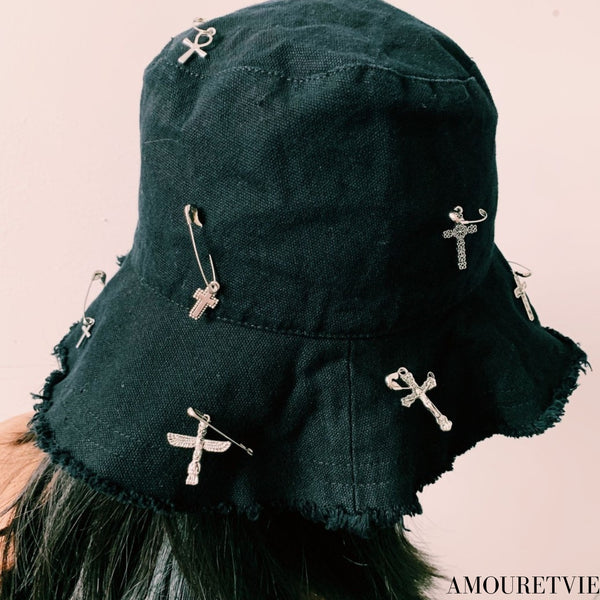 帽子 ハット ブラック /ユニセックス ・メンズ モレビー|モード系ファッションブランド