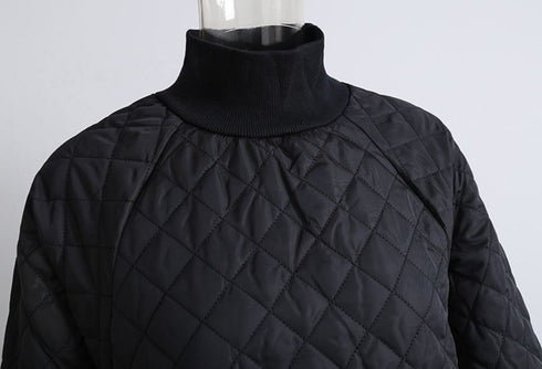 キルティングミディ丈ワンピース スタイリッシュ コットン /レディース モレビー|モード系ファッションブランド