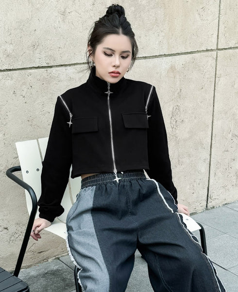 ショート丈スタイリッシュジャケット /レディース モレビー|モード系ファッションブランド