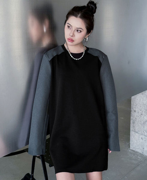 モノトーンスーツライクトレーナー・スウェット /レディース モレビー|モード系ファッションブランド