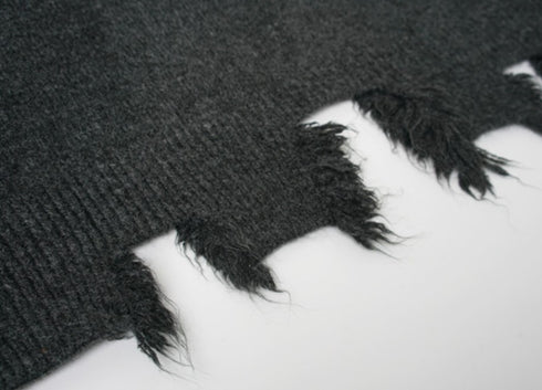 ダメージ加工タートルネックセーター・ニット /レディース モレビー|モード系ファッションブランド