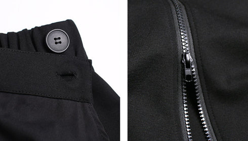 ファスナータイプアシンメトリーロングスカート モダン おしゃれ /レディース モレビー|モード系ファッションブランド