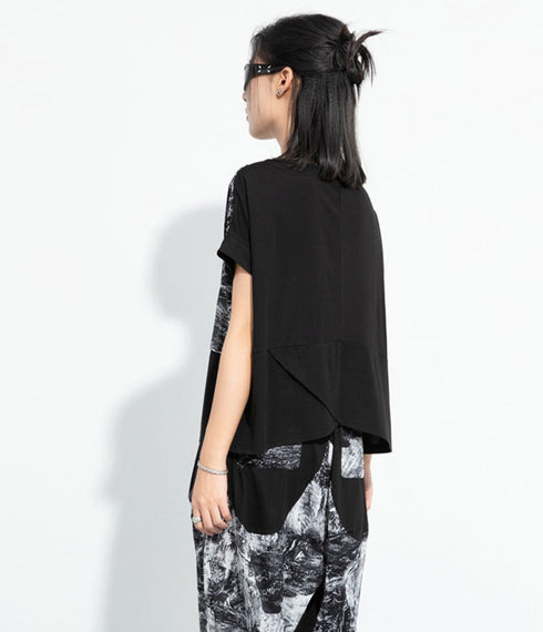 ルーズスタイルカジュアルTシャツ/カットソー 半袖シャツ /レディース モレビー|モード系ファッションブランド