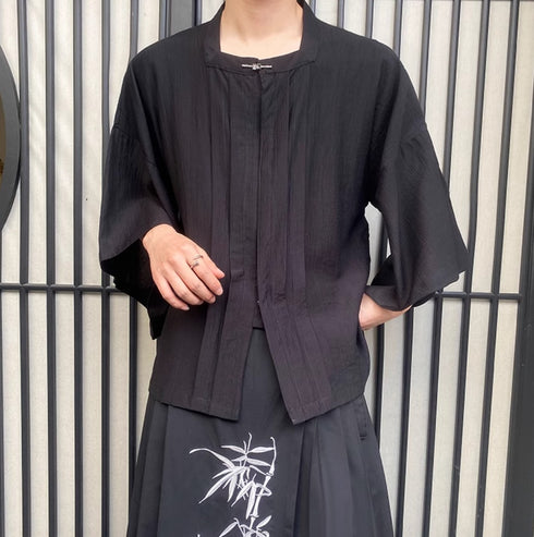 和風モダン羽織風Tシャツ /ユニセックス ・メンズ モレビー|モード系ファッションブランド