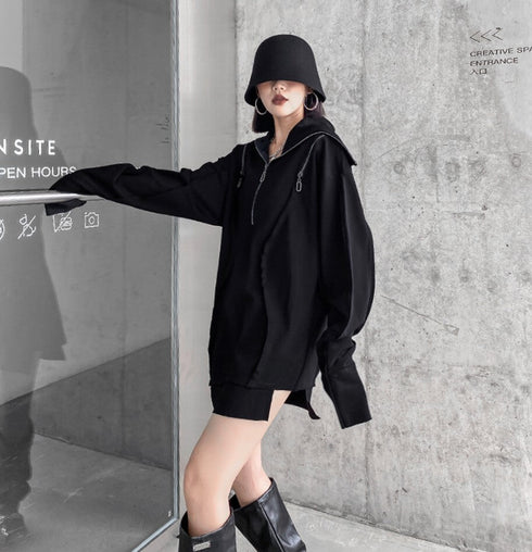 ビッグサイズパーカー/スウェット ロング丈 /レディース モレビー|モード系ファッションブランド