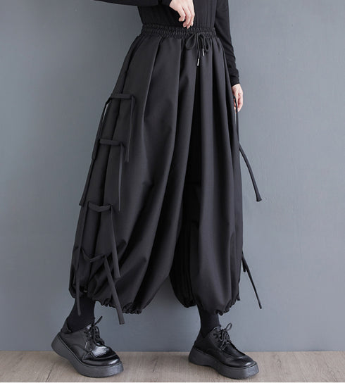 中性的 サルエルパンツ カジュアルパンツ クロップドパンツ /ユニセックス ・メンズ モレビー|モード系ファッションブランド