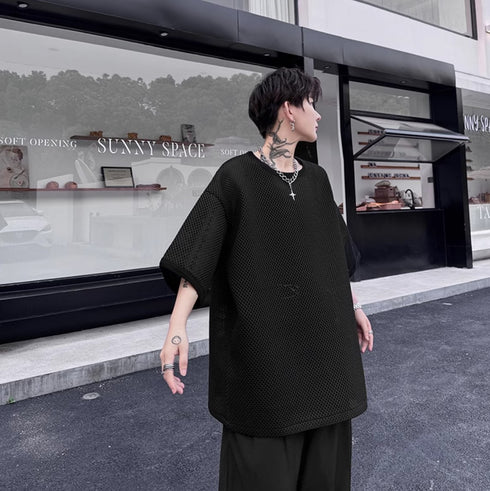 ビッグサイズメッシュTシャツ /ユニセックス ・メンズ モレビー|モード系ファッションブランド