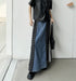アシンメトリーロングデニムスカート おしゃれ モダン /レディース モレビー|モード系ファッションブランド