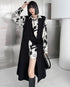 アシンメトリーロングカーディガン スタイリッシュ ブラック 無地 /レディース モレビー|モード系ファッションブランド