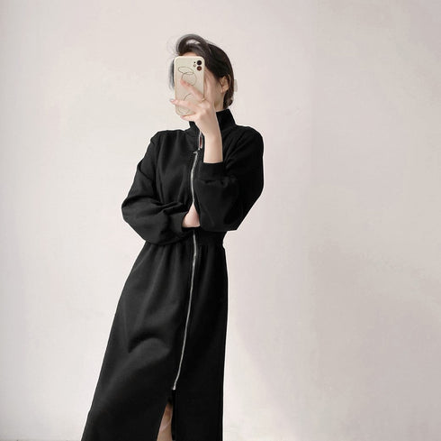 アシンメトリーワンピース オールインワン ブラック /レディース モレビー|モード系ファッションブランド