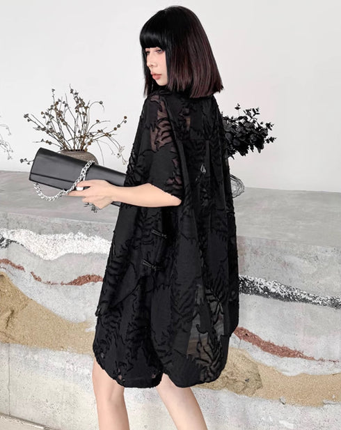 セットアップ 上下セット 半袖シャツ ショートパンツ メッシュ /レディース モレビー|モード系ファッションブランド