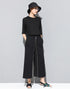 ツーピース風ワイドパンツ スカート風 八分丈 /レディース モレビー|モード系ファッションブランド