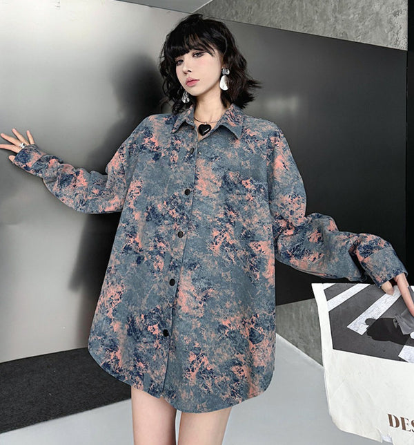 ヨーロッパスタイルオーバーサイズシャツ /レディース モレビー|モード系ファッションブランド