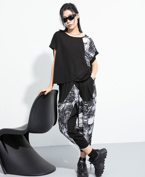 ルーズスタイルカジュアルTシャツ/カットソー 半袖シャツ /レディース モレビー|モード系ファッションブランド