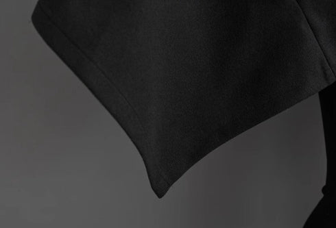 個性派ブラックポンチョ/ジャケット /レディース モレビー|モード系ファッションブランド