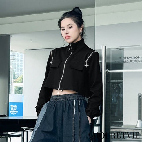 ショート丈スタイリッシュジャケット /レディース モレビー|モード系ファッションブランド