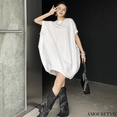 ノースリーブビッグサイズシャツ /レディース モレビー|モード系ファッションブランド