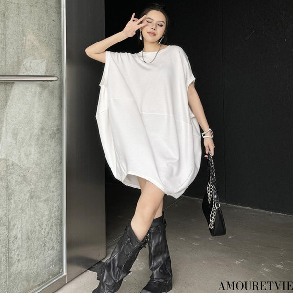 ノースリーブビッグサイズシャツ /レディース モレビー|モード系ファッションブランド