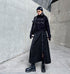 Aラインモダンロングスカート ブラック /レディース モレビー|モード系ファッションブランド