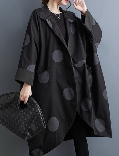 水玉模様ドット柄コート おしゃれ モダン /レディース モレビー|モード系ファッションブランド