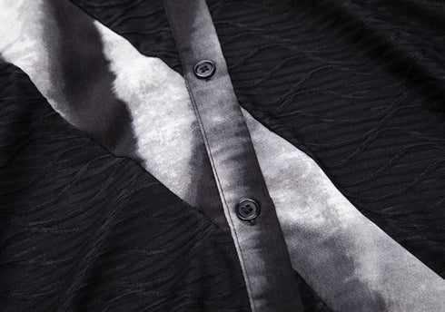 シースルー半袖シャツ/ブラウス ブラック ホワイト /レディース モレビー|モード系ファッションブランド