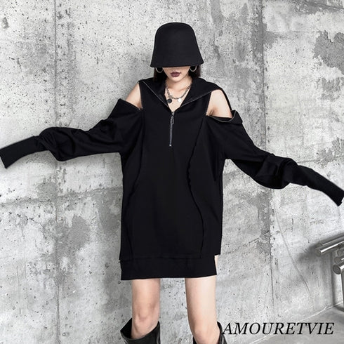 ビッグサイズパーカー/スウェット ロング丈 /レディース モレビー|モード系ファッションブランド