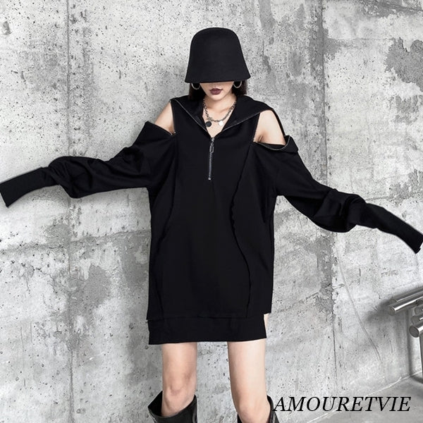 ビッグサイズパーカー/スウェット ロング丈 /レディース モレビー|モード系ファッションブランド