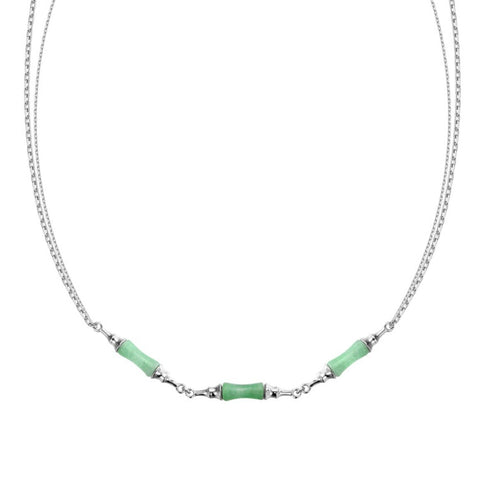 ネックレス アクセサリー シルバー 翡翠 /レディース モレビー|モード系ファッションブランド