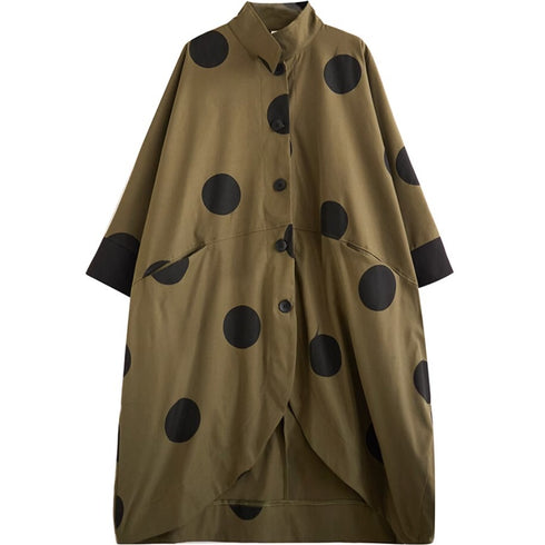 水玉模様ドット柄コート おしゃれ モダン /レディース モレビー|モード系ファッションブランド