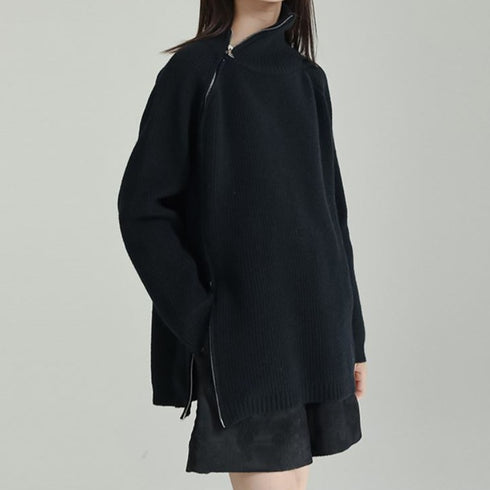 アシンメトリーゆったりセーター/ニット ビッグサイズ /レディース モレビー|モード系ファッションブランド