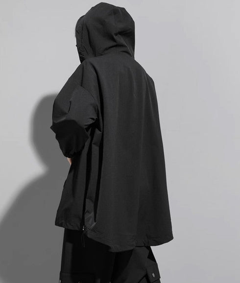 フード付きアシンメトリージャケット/コート /レディース モレビー|モード系ファッションブランド