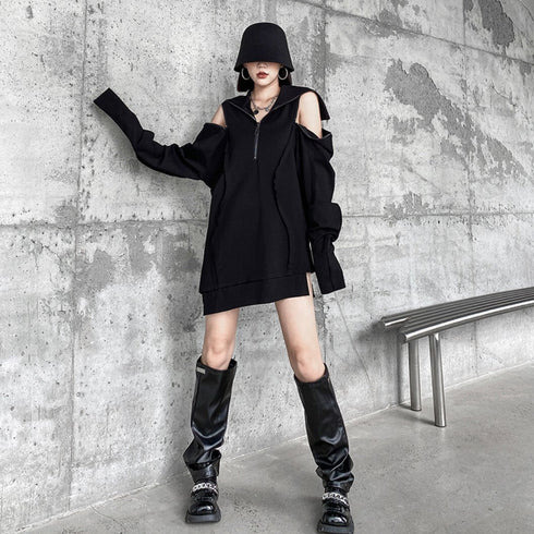 ビッグサイズパーカー/スウェット ロング丈 /レディース モレビー|モード系ファッションブランド