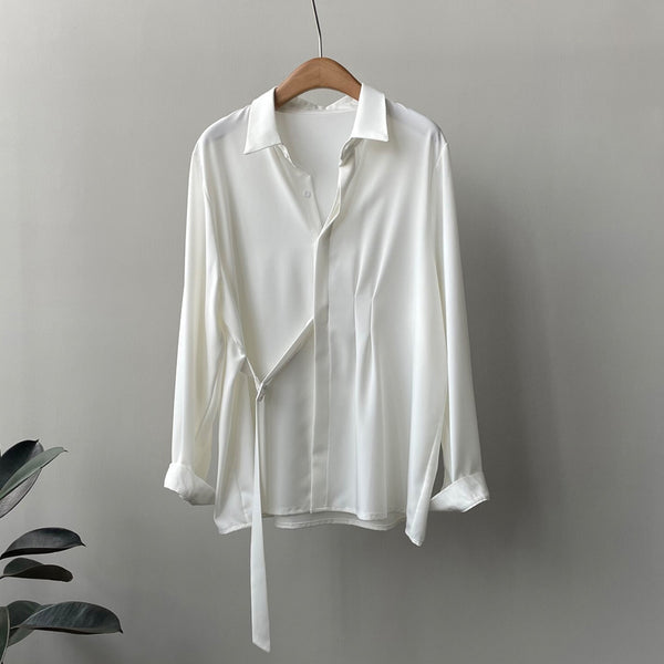 ルーズスタイル長袖ロングシャツ/ブラウス /レディース モレビー|モード系ファッションブランド