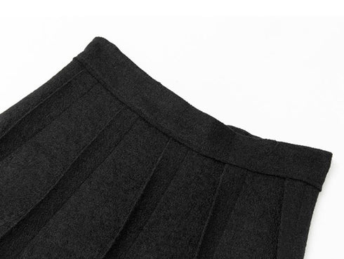 プリーツロングスカート スタイリッシュ モダン スマート /レディース モレビー|モード系ファッションブランド