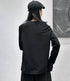 アシンメトリー長袖Tシャツ/カットソー ブラック ホワイト /レディース モレビー|モード系ファッションブランド