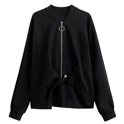 モダンデザインアシンメトリージャケット ブラック /レディース モレビー|モード系ファッションブランド