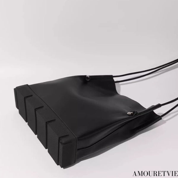 レザートートバッグ ショルダーバッグ レザーバッグ ブラック /ユニセックス ・メンズ モレビー|モード系ファッションブランド