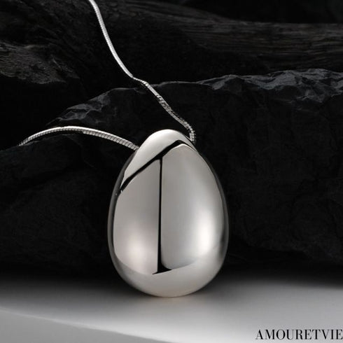 シルバーネックレス ペンダント ティアドロップ アクセサリー /レディース モレビー|モード系ファッションブランド