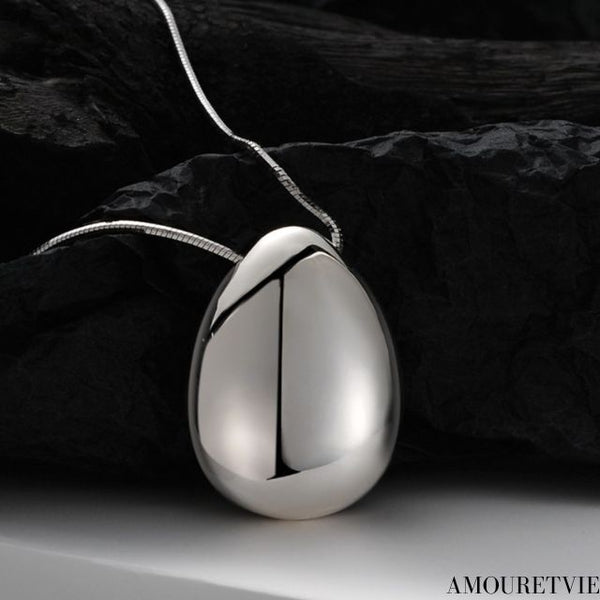 シルバーネックレス ペンダント ティアドロップ アクセサリー /レディース モレビー|モード系ファッションブランド