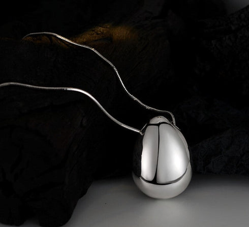 シルバーネックレス ペンダント ティアドロップ アクセサリー /レディース モレビー|モード系ファッションブランド