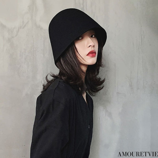 帽子 ハット バケツハット ブラック シック /ユニセックス モレビー|モード系ファッションブランド